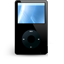 Imagen del reproductor MP3 grande de color negro